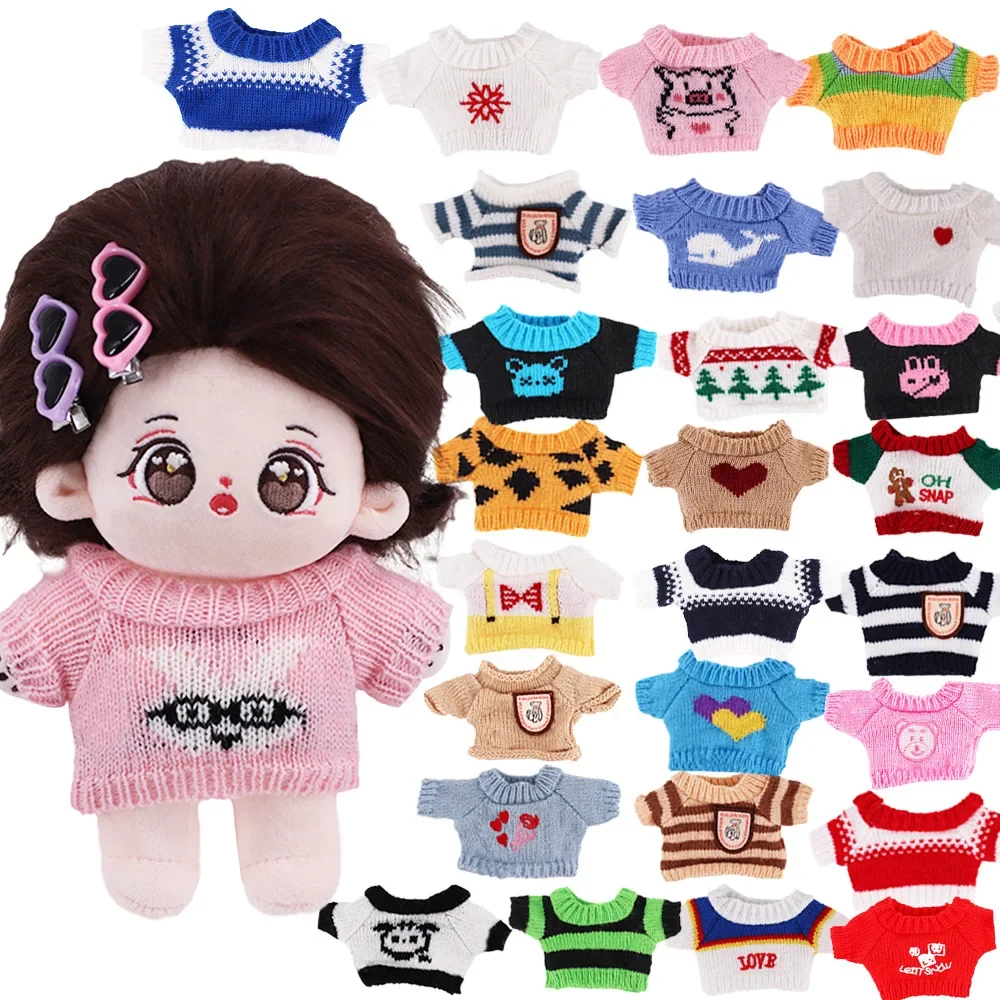 Кукольная одежда для корейских кукол Kpop EXO 20 см плюшевая кукла со звездой свитер