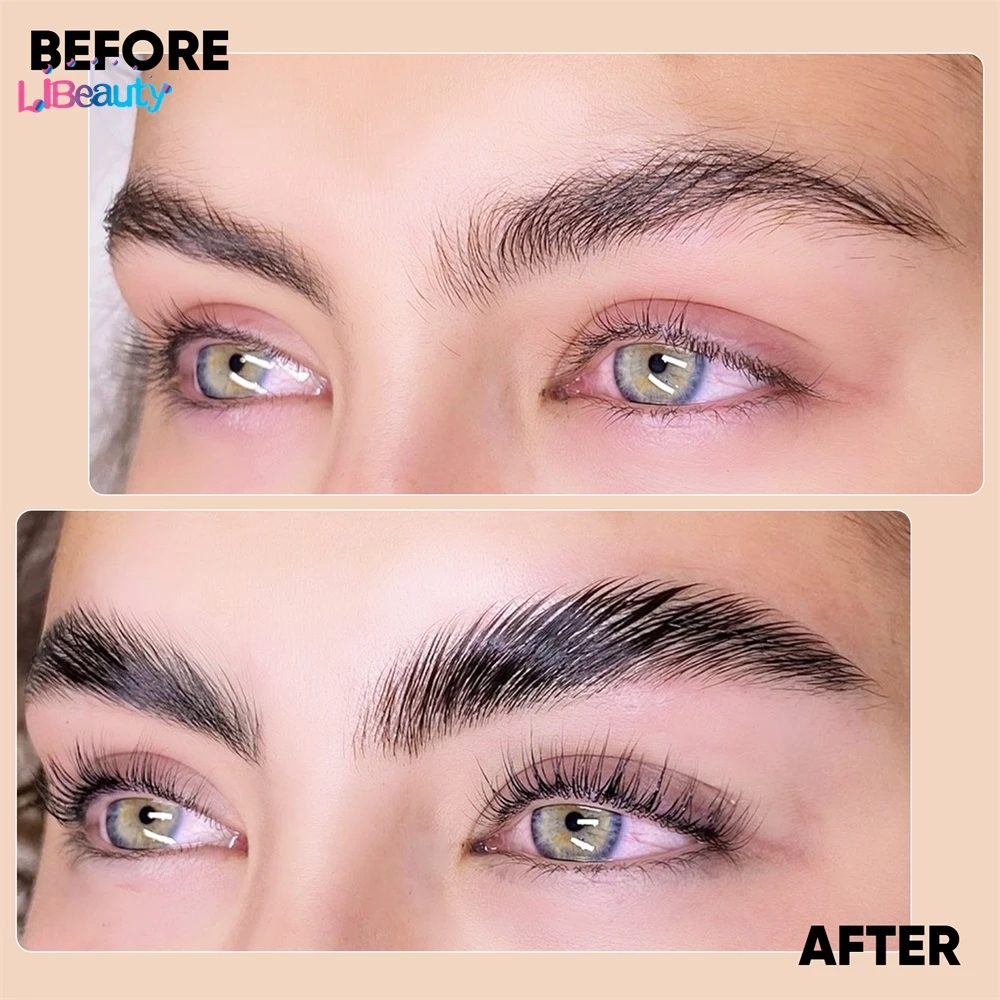 Libeauty Lash Lift And Brow Dye Tint Kit Набор для лифтинга ресниц Ламинирование бровей Глаза 5-8