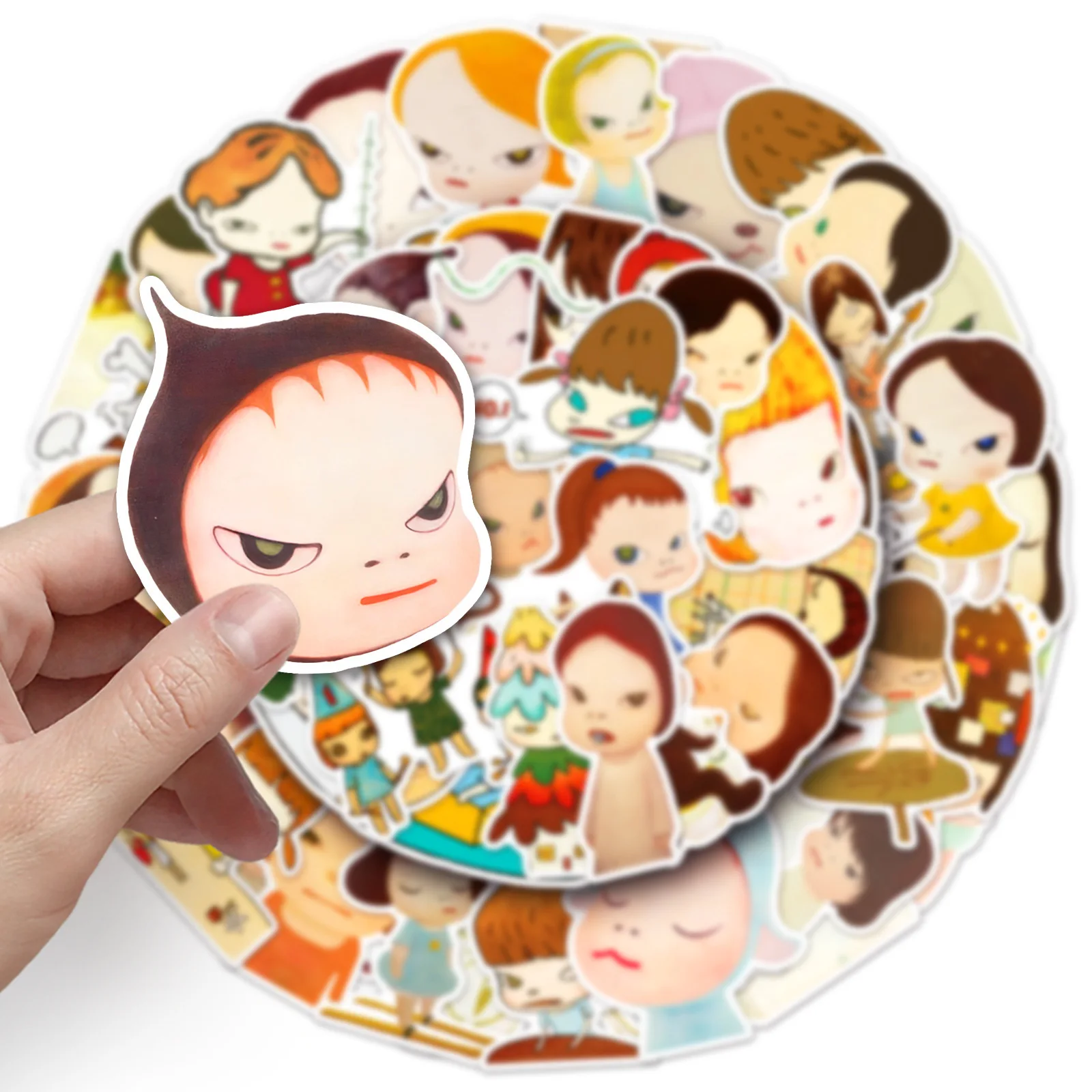10/51 шт. японский дизайнер Yoshitomo Nara наклейки детские игрушки DIY скрапбук ноутбук