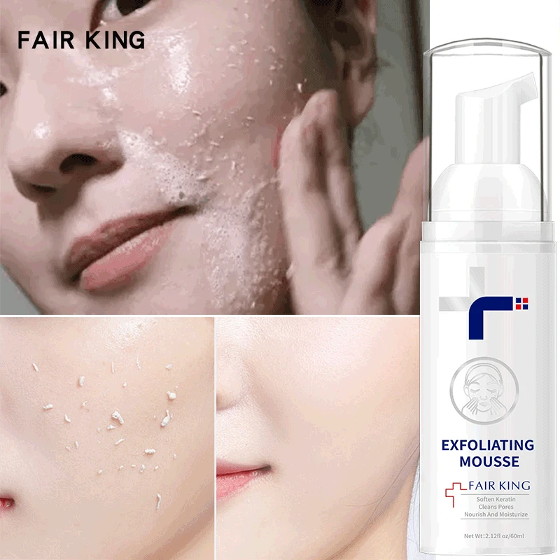 

FAIR KING EXFOLIATING MOUSS Exfoliator Face Scrub Deep Remove Cleaning All Skin Types Smooth Moisturizing Skin Exfoliator Cream