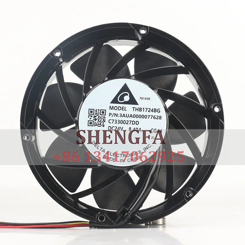 Осевой охлаждающий вентилятор Delta THB1724BG ACS880 R9 17 см 17251 24 В постоянного тока 8000 А