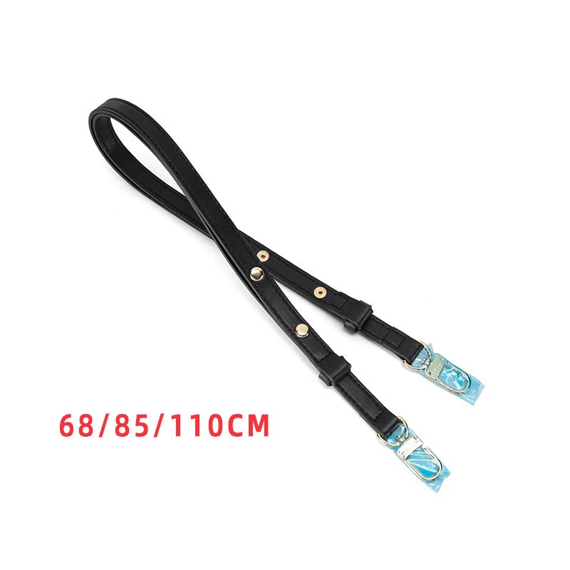 Adjustable Leather Bag Strap Adjustable Crossbody Shoulder Strap Drawstring Shrink Belt Buckle for Neonoe Bucket Bag Replacement