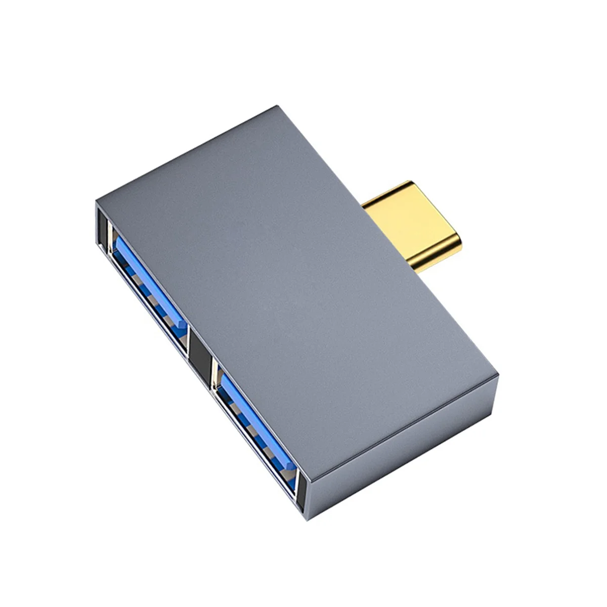 

Адаптер типа C 2 в 1, адаптер концентратора USB3.0 5 Гбит/с, концентратор типа C на 2 USB3.0, коннектор концентратора, внешний адаптер концентратора