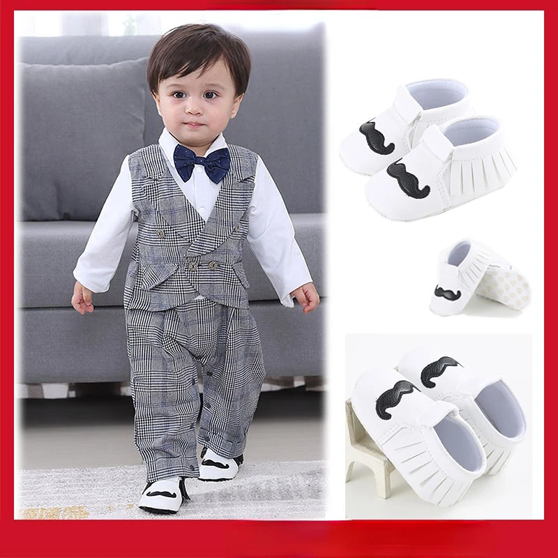 1 Years Old Formal Baby Boy Clothes Newborn Boys' Plaid Gentleman Suit Infant Long Sleeved Jumpsuit British Style Romper Onesies