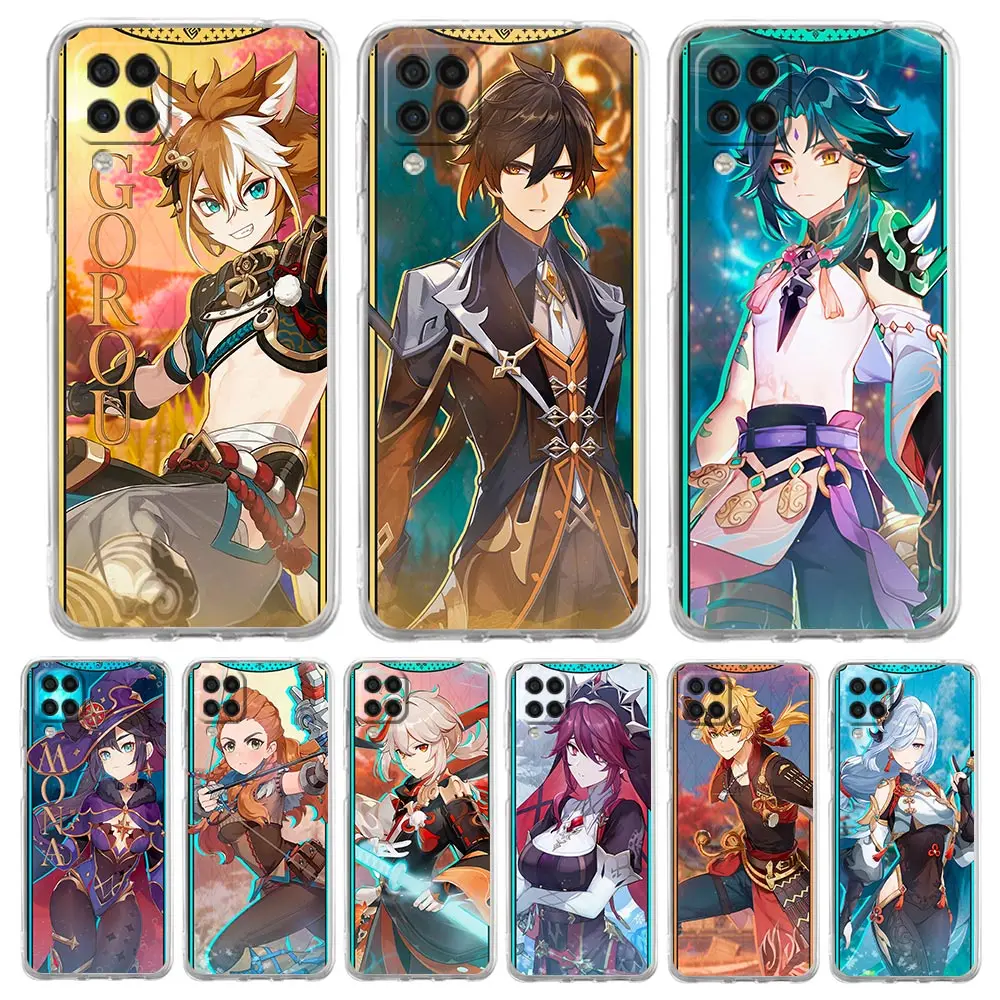 

Genshin Impact Game Gorou Clear Phone Case For Samsung Galaxy A51 A71 A21S A12 A11 A31 A41 A52S A32 A01 A03S A13 A22 5G Cover