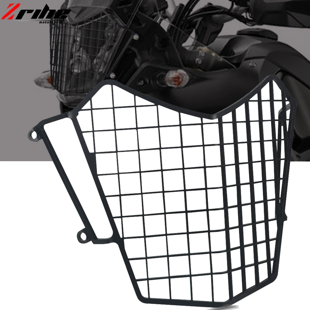 

For Yamaha TENERE700 Tenere 700 2019 2020 2021 Motorcycle Parts Stainless Steel Headlight Head Light Guard Protector Cover Grill