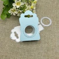 box craft lace metal cutting dies mold round hole label tag scrapbook paper craft knife mould blade punch stencils dies