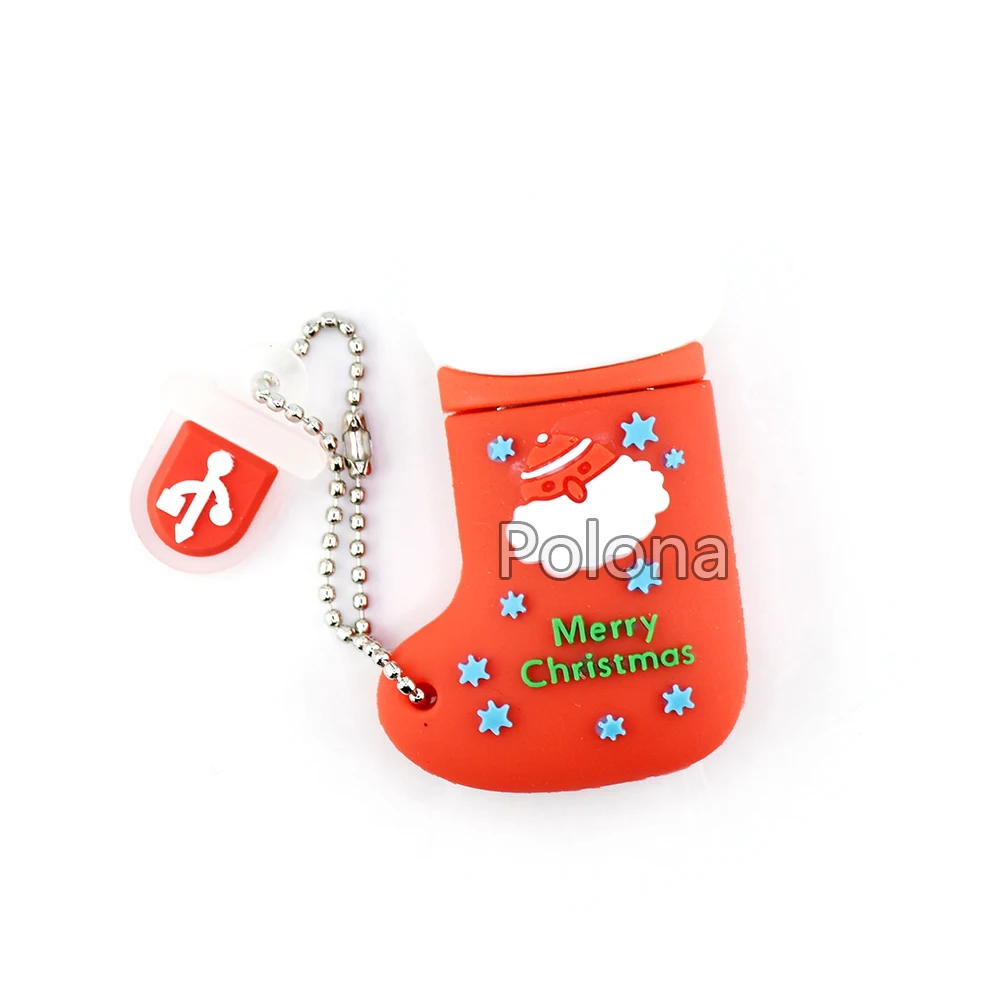 Флэш-накопитель Usb 2 ГБ 4 8 16 32 64 128 256 512 Рождественская елка снеговик Санта Клаус