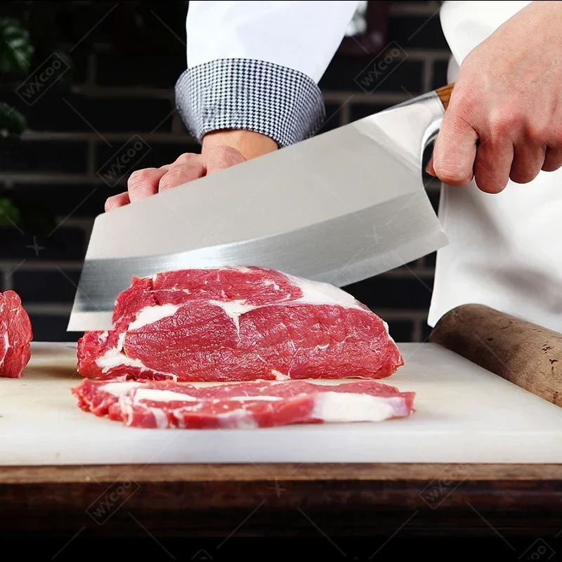 Многофункциональные кухонные ножи острый нож для мяса ручной кованый из