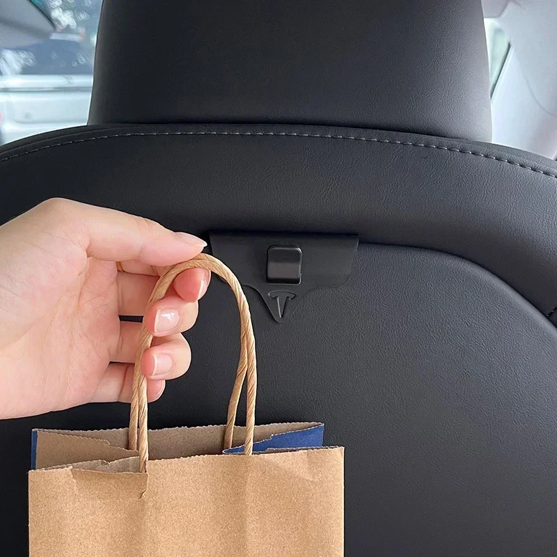 Для Tesla Model 3 Highland крючки на заднее сиденье с двойной головкой вешалка