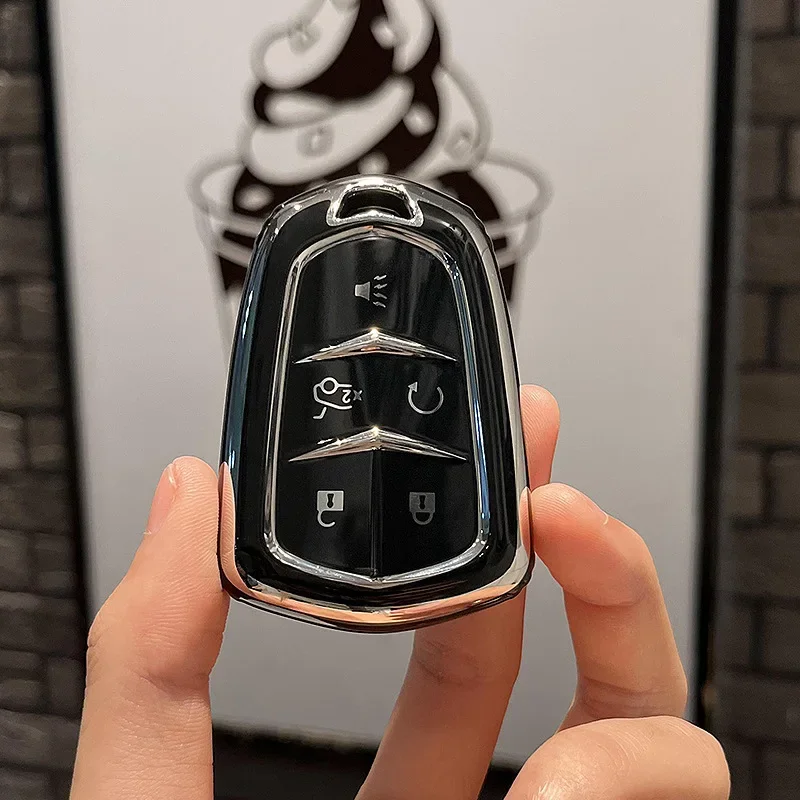 

Чехол для автомобильного ключа, из ТПУ, для Cadillac чехол XTS XT4 XT5 XT6 CTS CT6 ATS 28T SRX Escalade, аксессуары