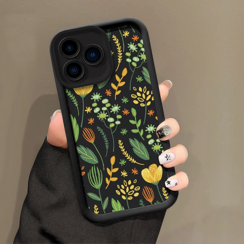 Фото Чехол для телефона с цветочным принтом для Xiaomi Poco M8 Pro C65 C61 C55 C51 C50 F8 Ultra M7 4G M6 Plus M5S M4 M3 Pro, противоударный матовый чехол №4
