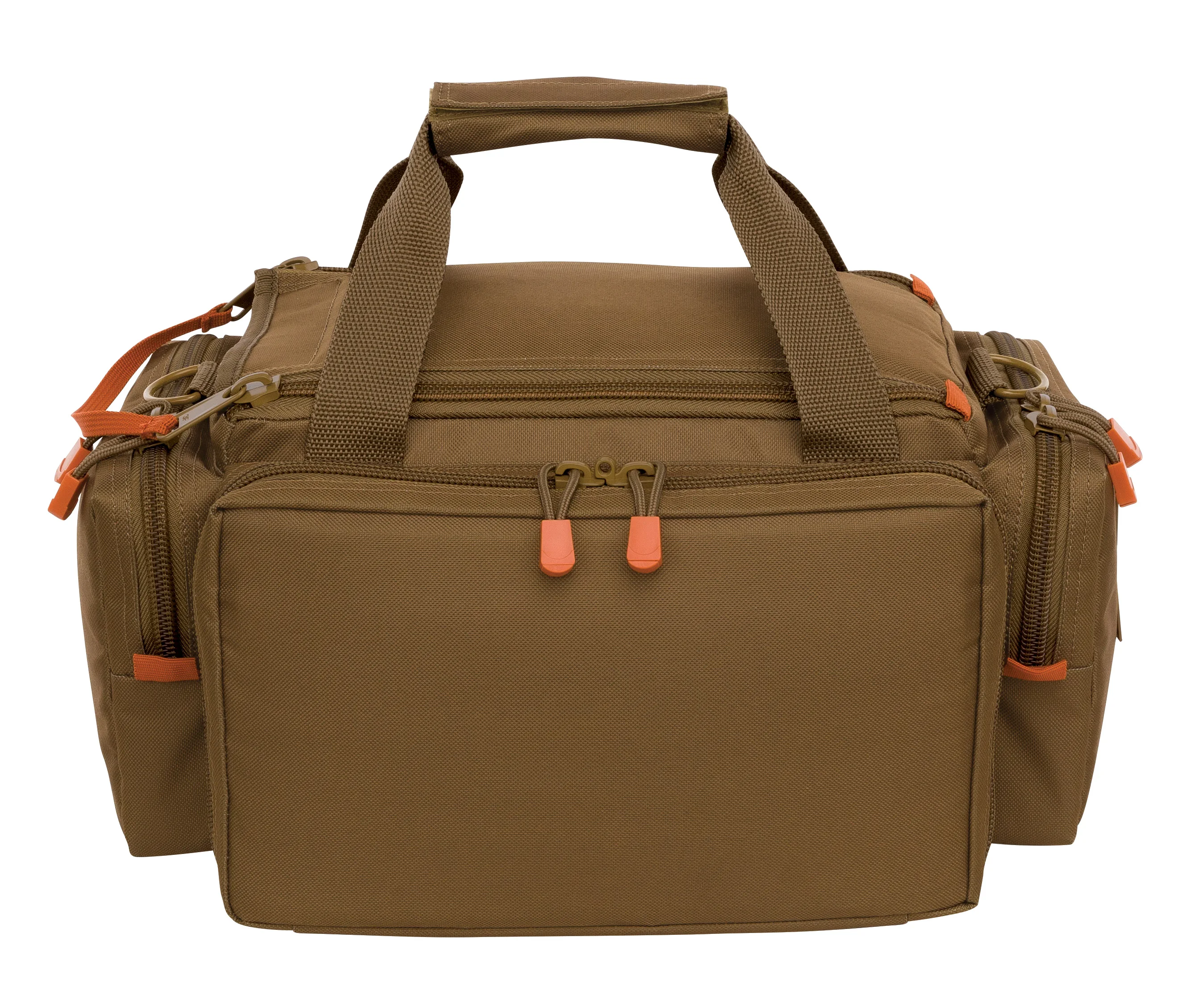 Pro Series Deluxe Range Bag, Desert Clay Large, Brown, Ammo Gun Case, 4 Piece