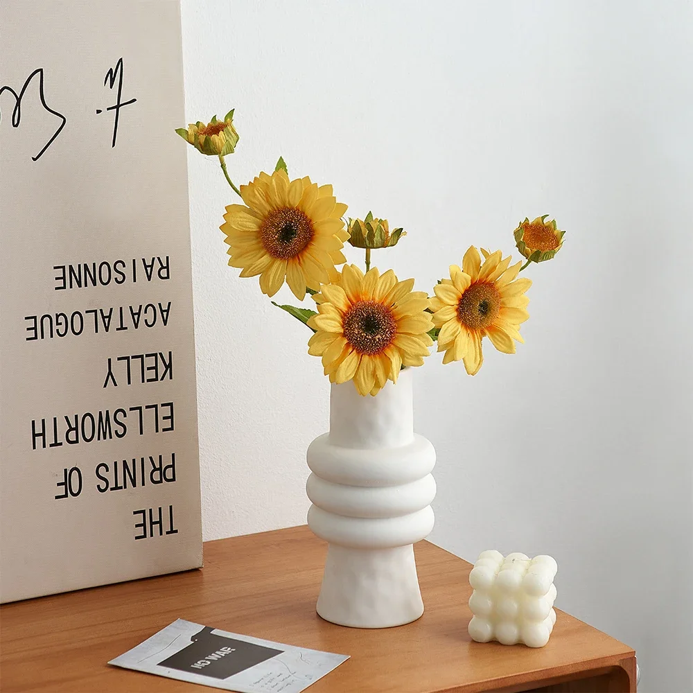 

Скандинавский Декор для дома, настольный абстрактный цветочный горшок, керамическая ваза, декоративные вазы для гостиной, декоративные художественные аксессуары, подарок