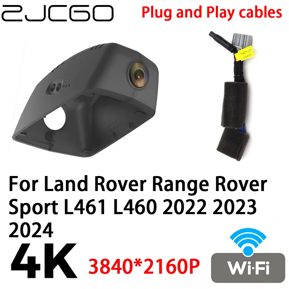 

ZJCGO 4K 2160P Car DVR Dash Cam Camera Video Recorder Plug and Play for Land Rover Range Rover Sport L461 L460 2022 2023 2024