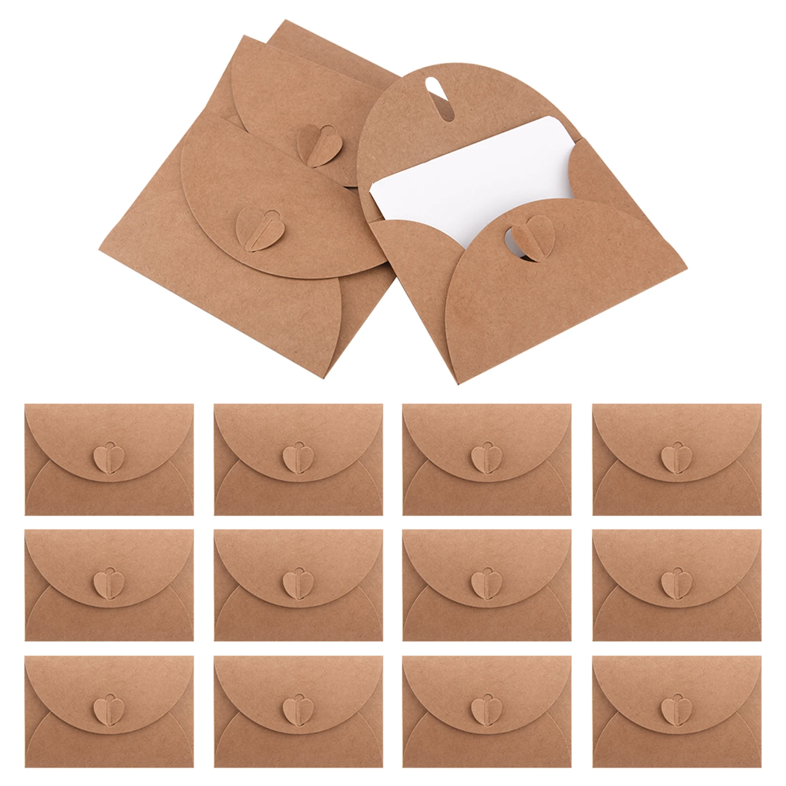 50 шт. застежка в форме сердца на Рождество День Святого Валентина фотоальбом