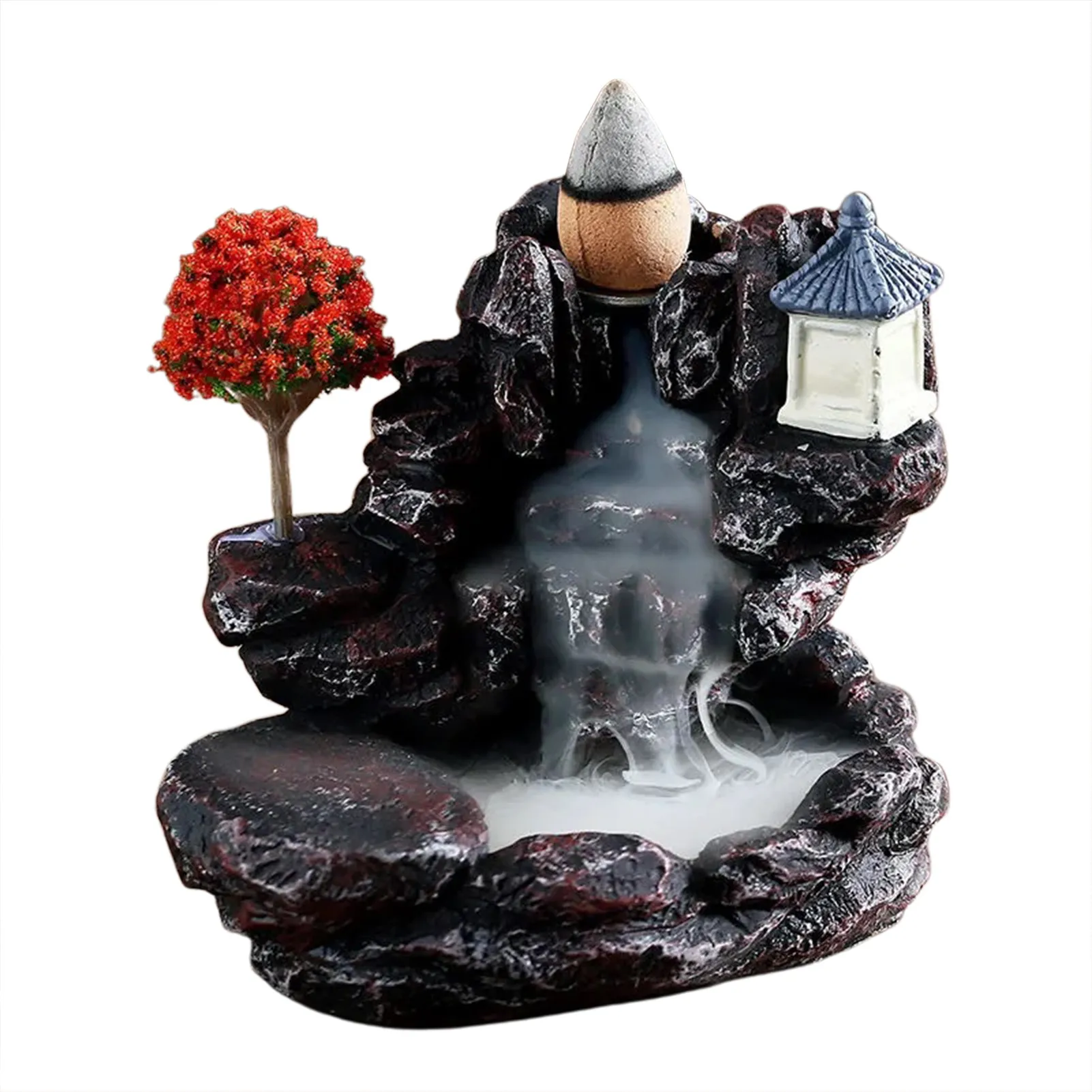

Incense Waterfall Backflow Incense Burner Innovative Insencents Holder Waterfall Incense Burner For Stress & Anxiety Relief