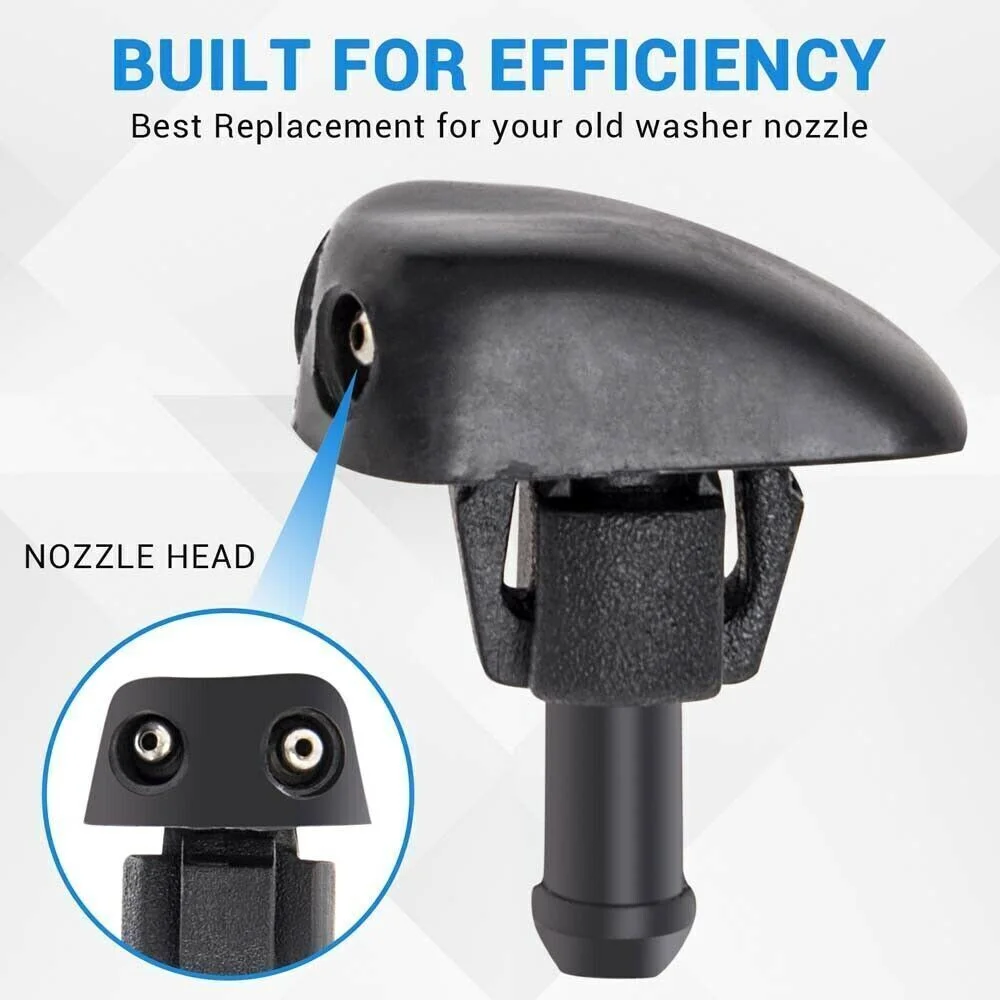 

Universal Dual Holes Windshield Washer Nozzle Wiper Water Spray Jet Adjustable