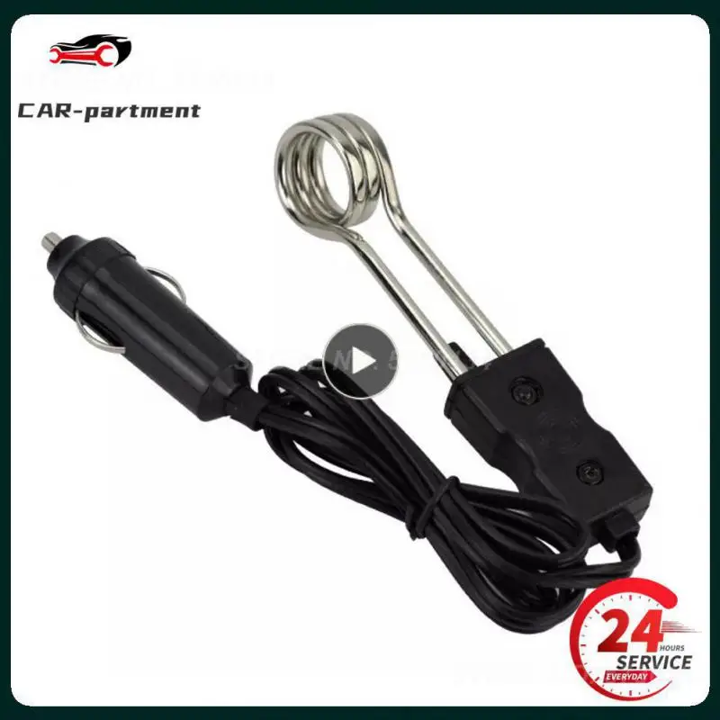 

1~5PCS New 12V 24V Car Portable Immersion Heater Fashion High Quality Safe Warmer Durable Auto Electronics Coffee Tea Water