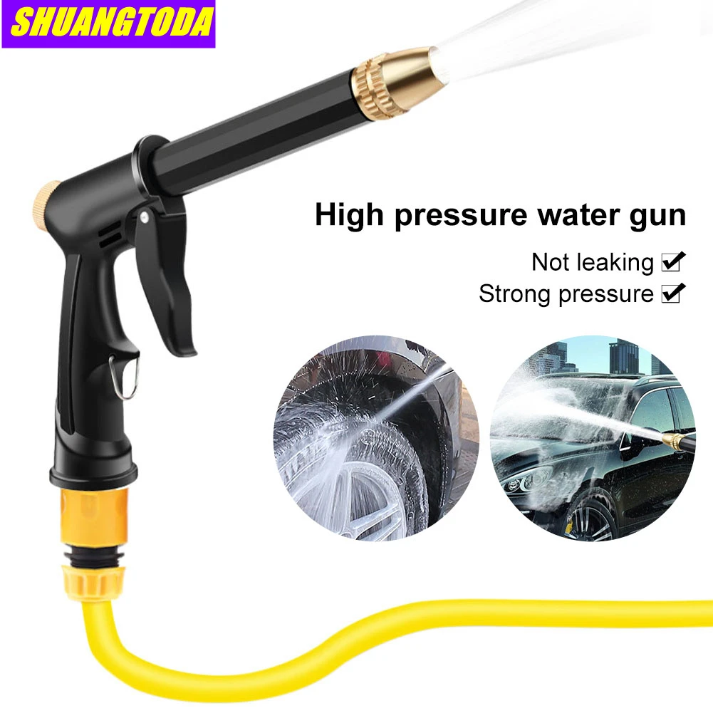 

High Pressure Washer Gun Adjustable Patterns Car Wash Machine Garden Watering Hose Nozzle Sprinkler Cleaning Car Washing Kit