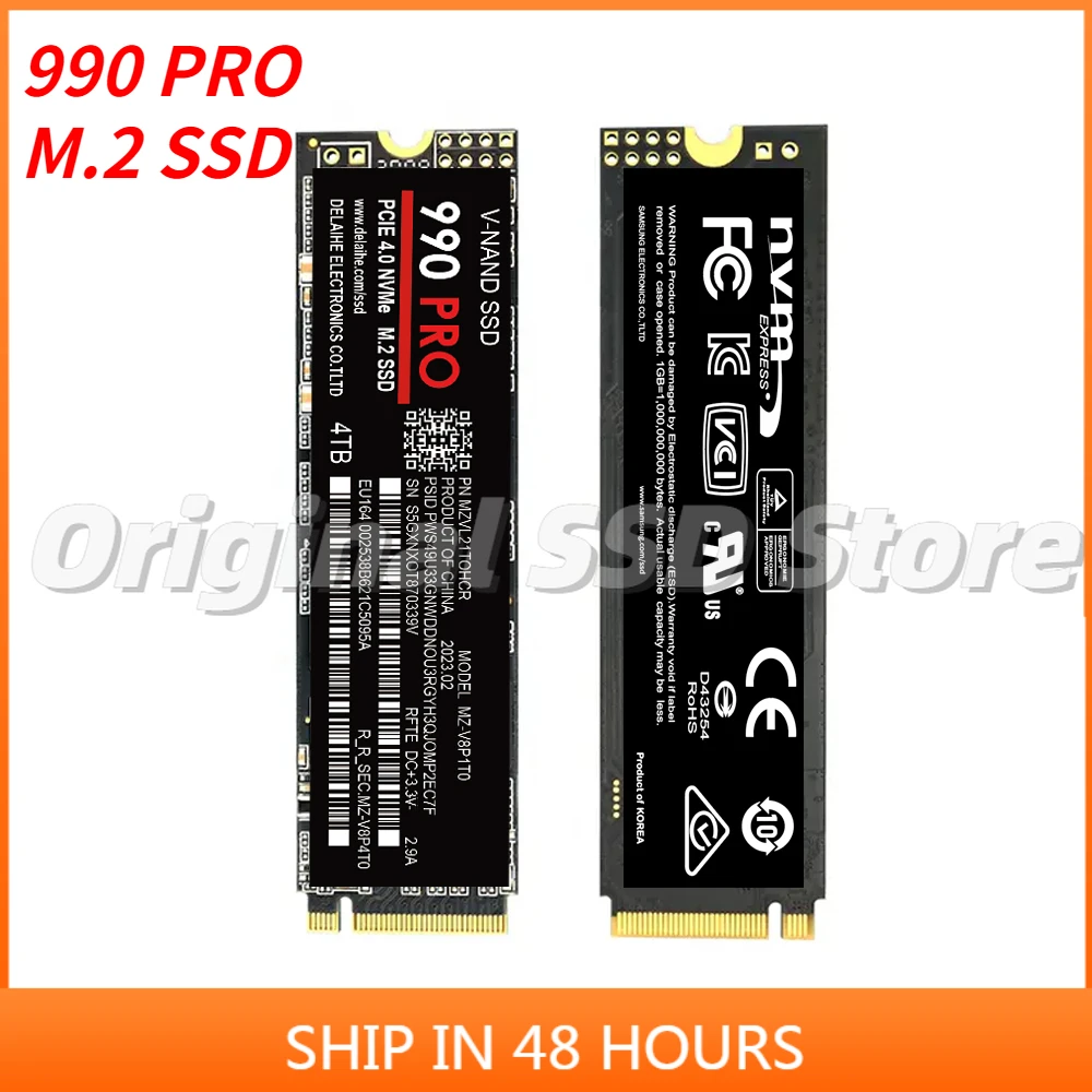 

SSD 1TB Hard Disk M2 NVME Interface Internal Solid State Drive 980EVO for Hdd Laptop Desktop Notebook PS4 PS5 Disco Duro