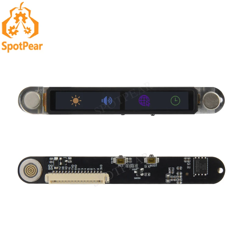 

ESP32-S3R8 T-Touch Bar 2-дюймовый сенсорный дисплей, макетная плата, модуль Wi-Fi Bluetooth, магнитный круглый USB-разъем