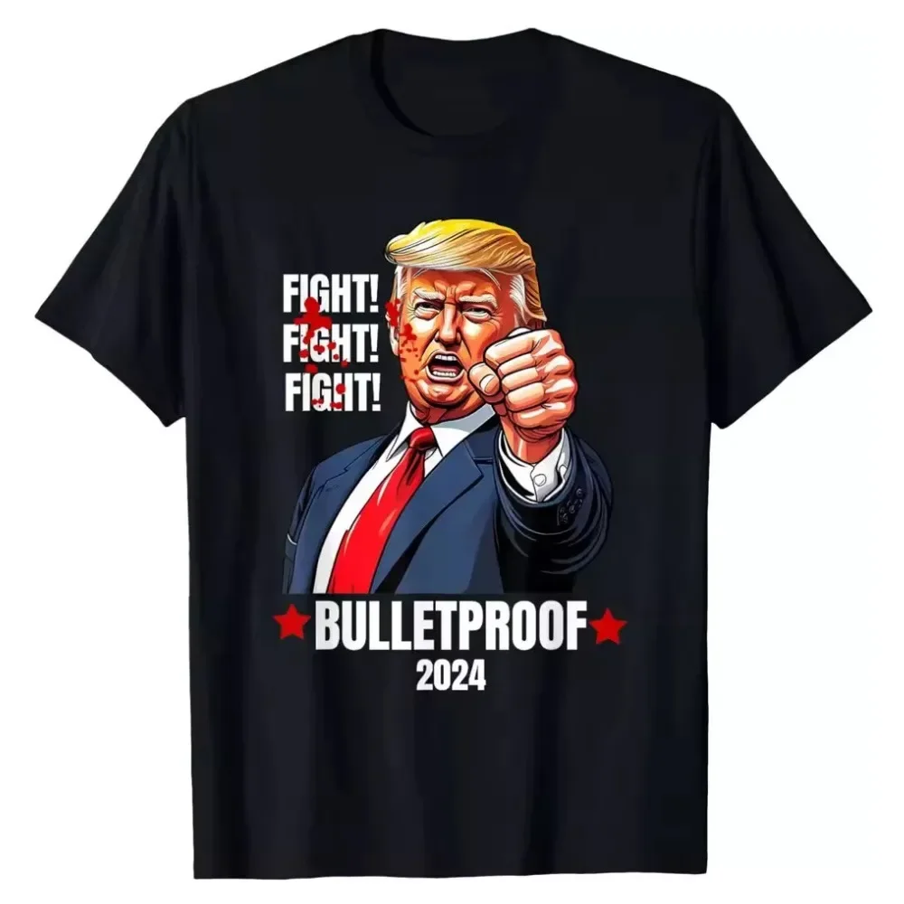 Противопуленепробиваемая футболка PA с изображением Трампа кровавого уха