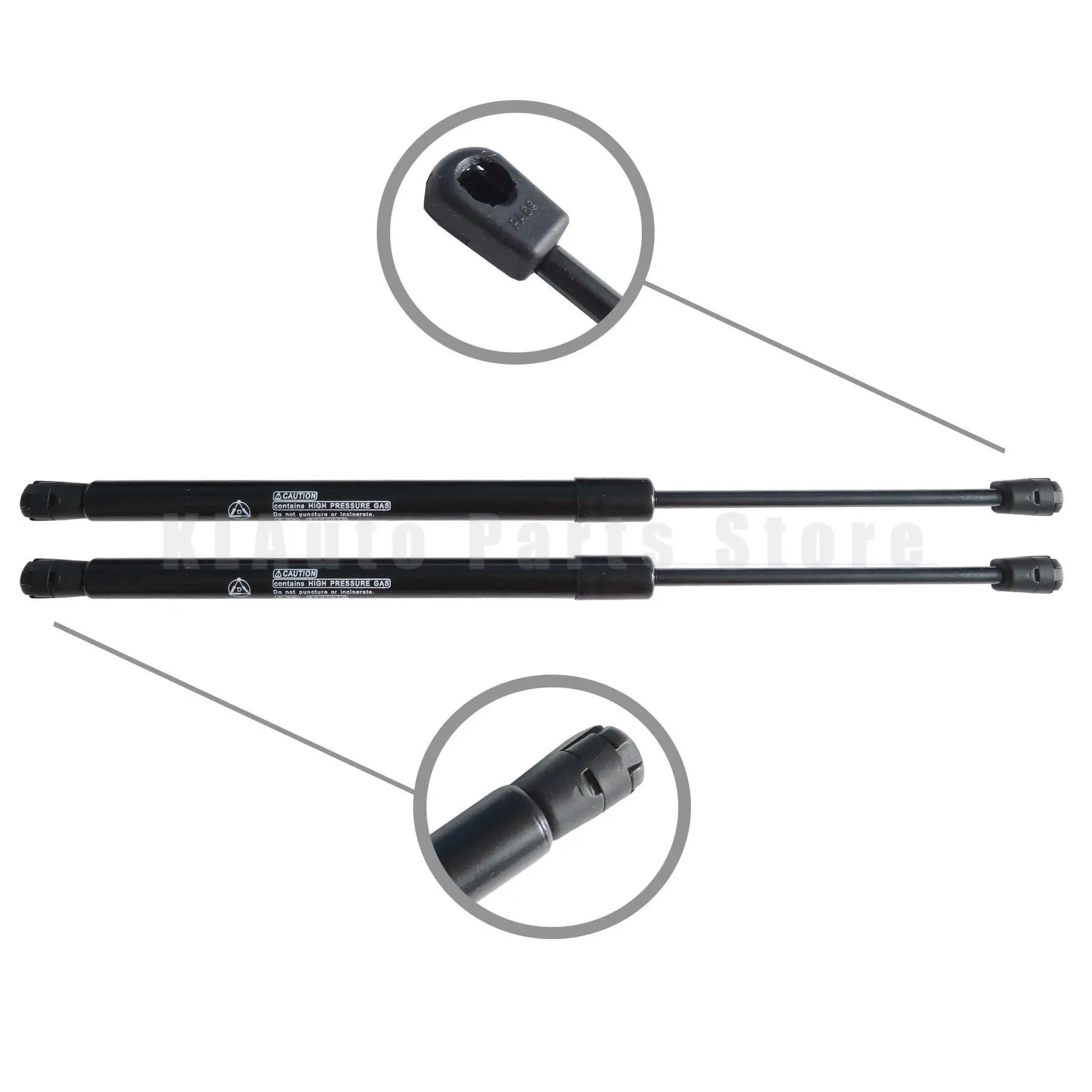 

2pcs Rear Window Glass Gas Lift Supports Strut Shocks Fit Blazer Jimmy Bravada