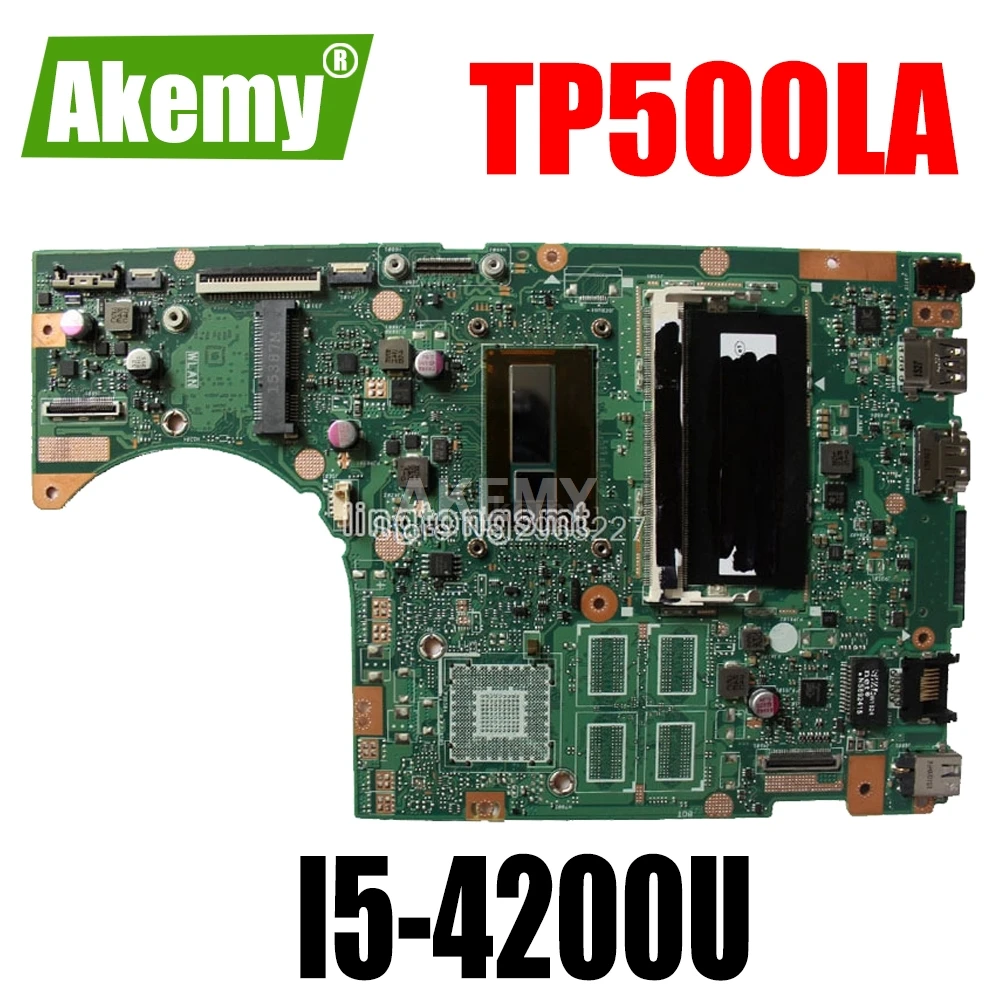 

Материнская плата TP500LA REV2.0 I5-4200U 4 ГБ для ноутбука Asus TP500L TP500LA TP500LN, материнская плата TP500LA, материнская плата TP500LA
