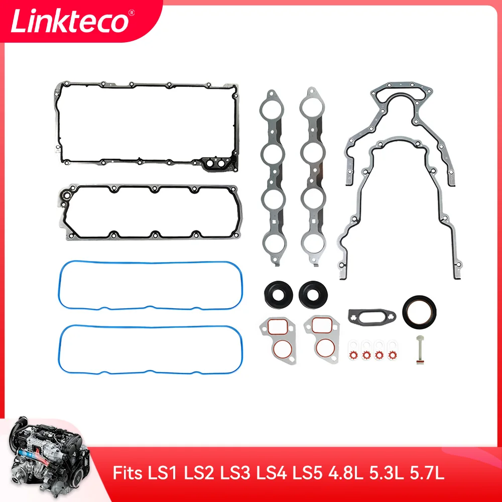 Комплекты Linkteco для восстановления двигателя Комплект прокладок LS GM LS1 LS2 LS3 LS4 LS5 4.8L