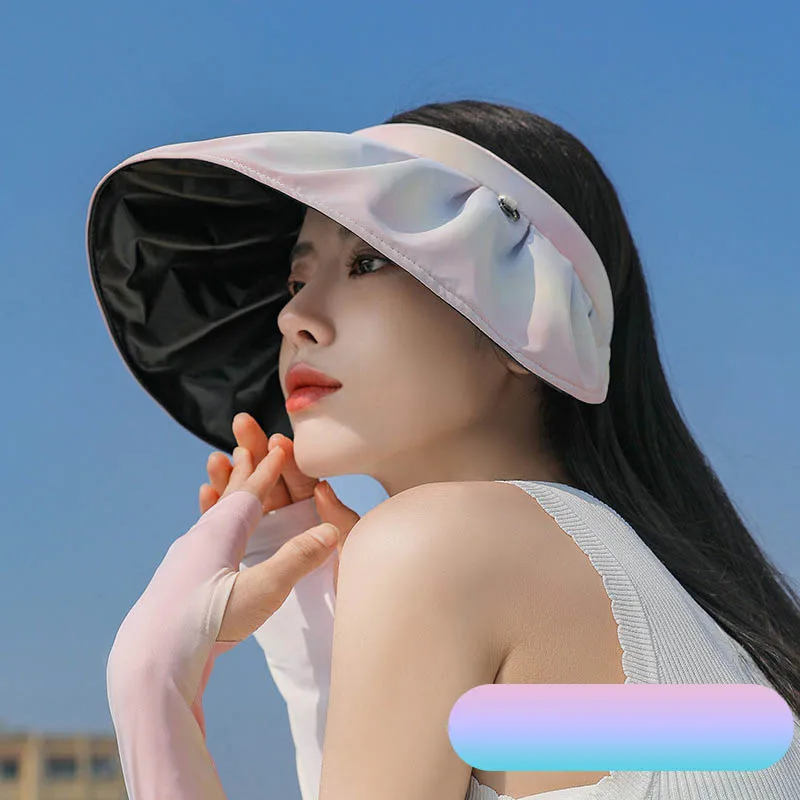 

Складная Радужная Солнцезащитная шляпа с широкими полями