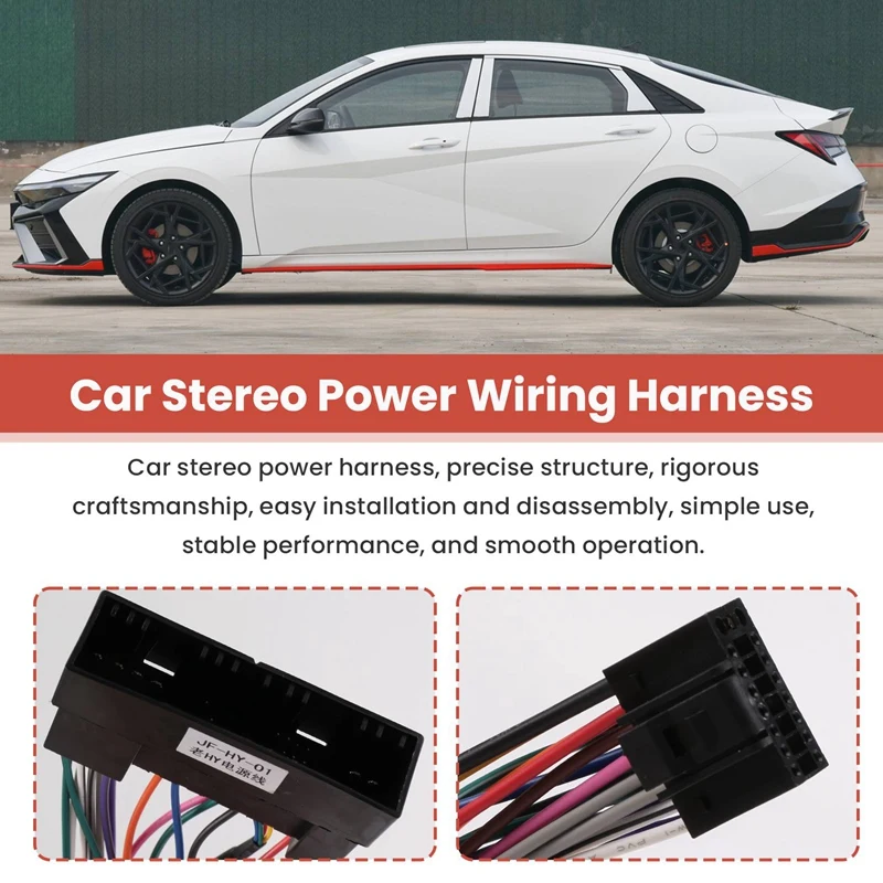 16-контактный адаптер жгут проводов для автомобильного стерео аудио Android KIA Carens