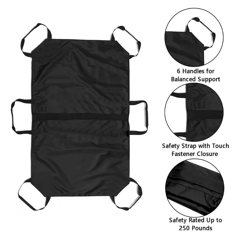 

H55A Stretcherr for Old Dogs for Pet Hospital Clinic Portable Back Support Transport Bed Folding Stretcher with 6 Handles