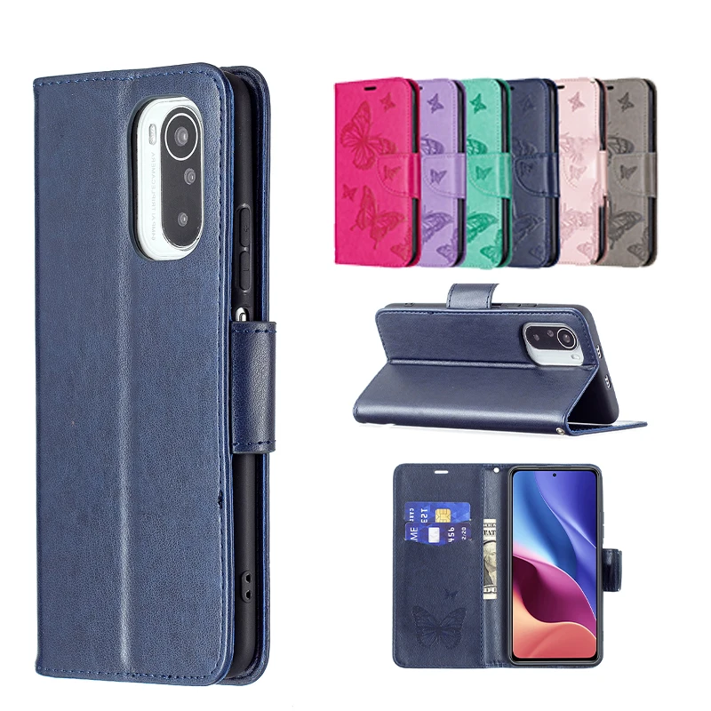

Luxury Fashion Flip Leather Phone Case For Xiaomi Mi 11i 10T Lite Note 10 CC9 Pro POCO M3 F3 X3 Nfc With Card Slot Bracket Cases
