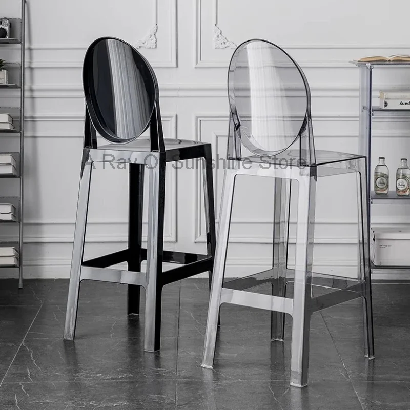 Акриловые офисные барные стулья для столовой пластиковый пол салонные