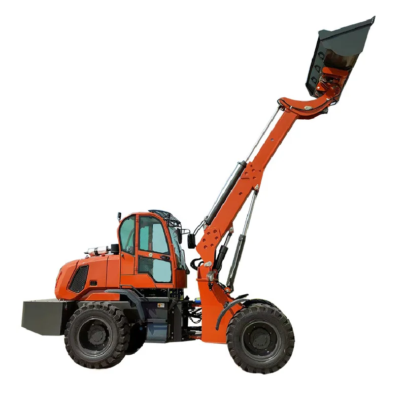 New Loader Retractable Arm Cheap Loaders Quick Changer Forklift Attachment Mini Wheel Loader With Attachments