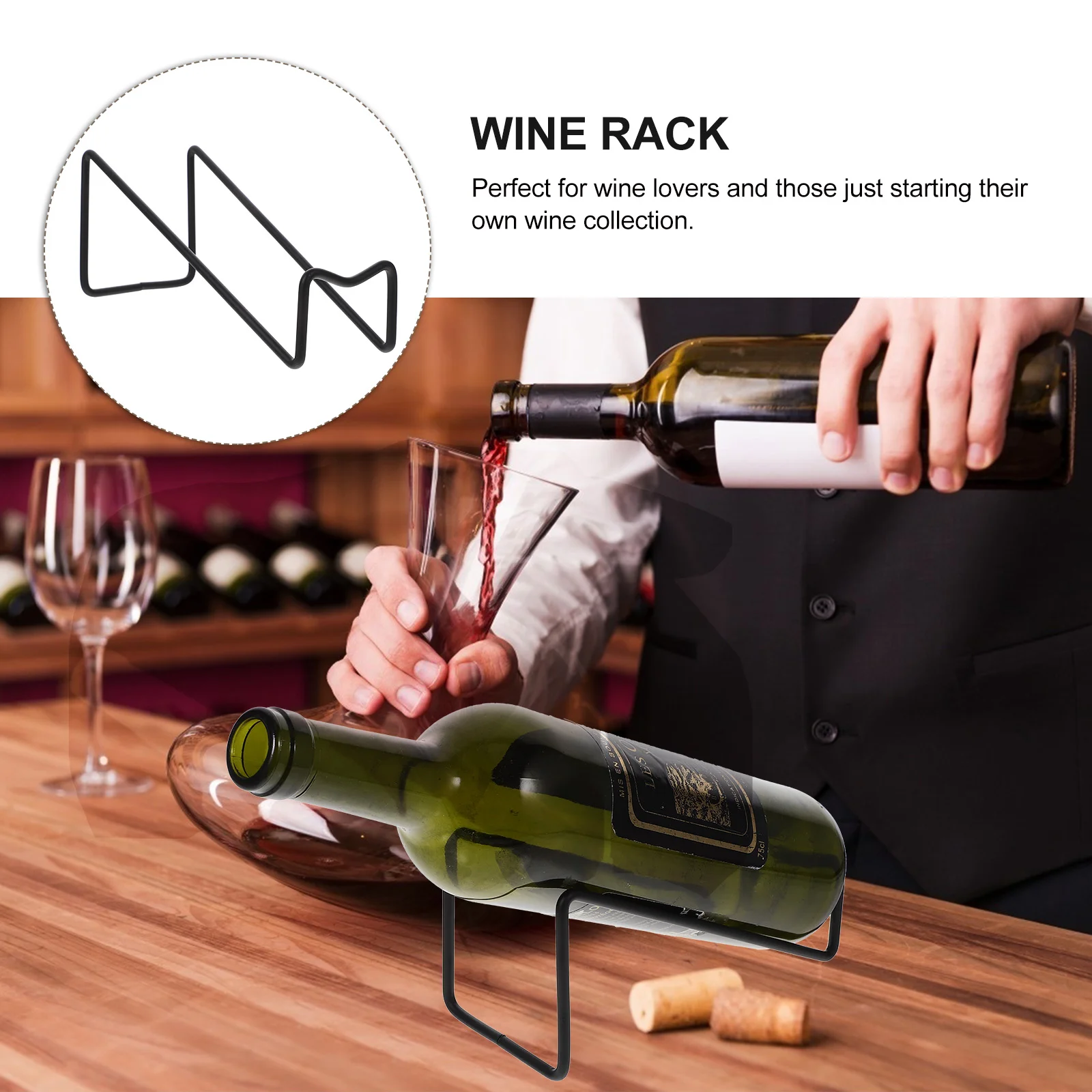 Штабелируемые стойки полки столешница витрина держатель для бутылок открывалка