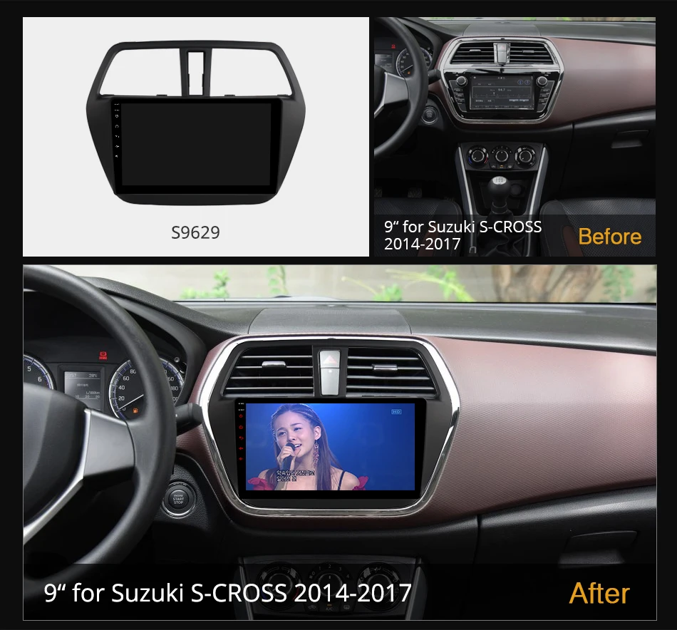 Фото Ownice K6+ 2K 13,3 дюйма для Suzuki SX4 2 S-Cross 2012-2016 Автомобильный радиоприемник Мультимедийный видеоплеер Navi Стерео GPS Android12 Без 2din DVD №2
