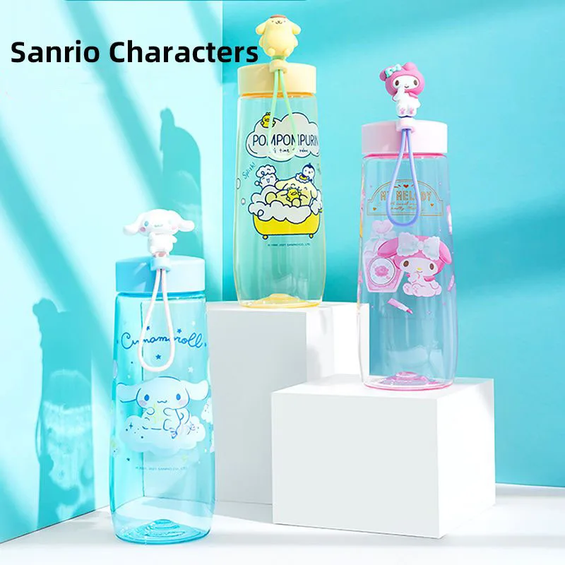 

Милый мультяшный кавайный Sanrioed Cinnamoroll My Melody, большая емкость, чашка для воды для сидения на пространстве
