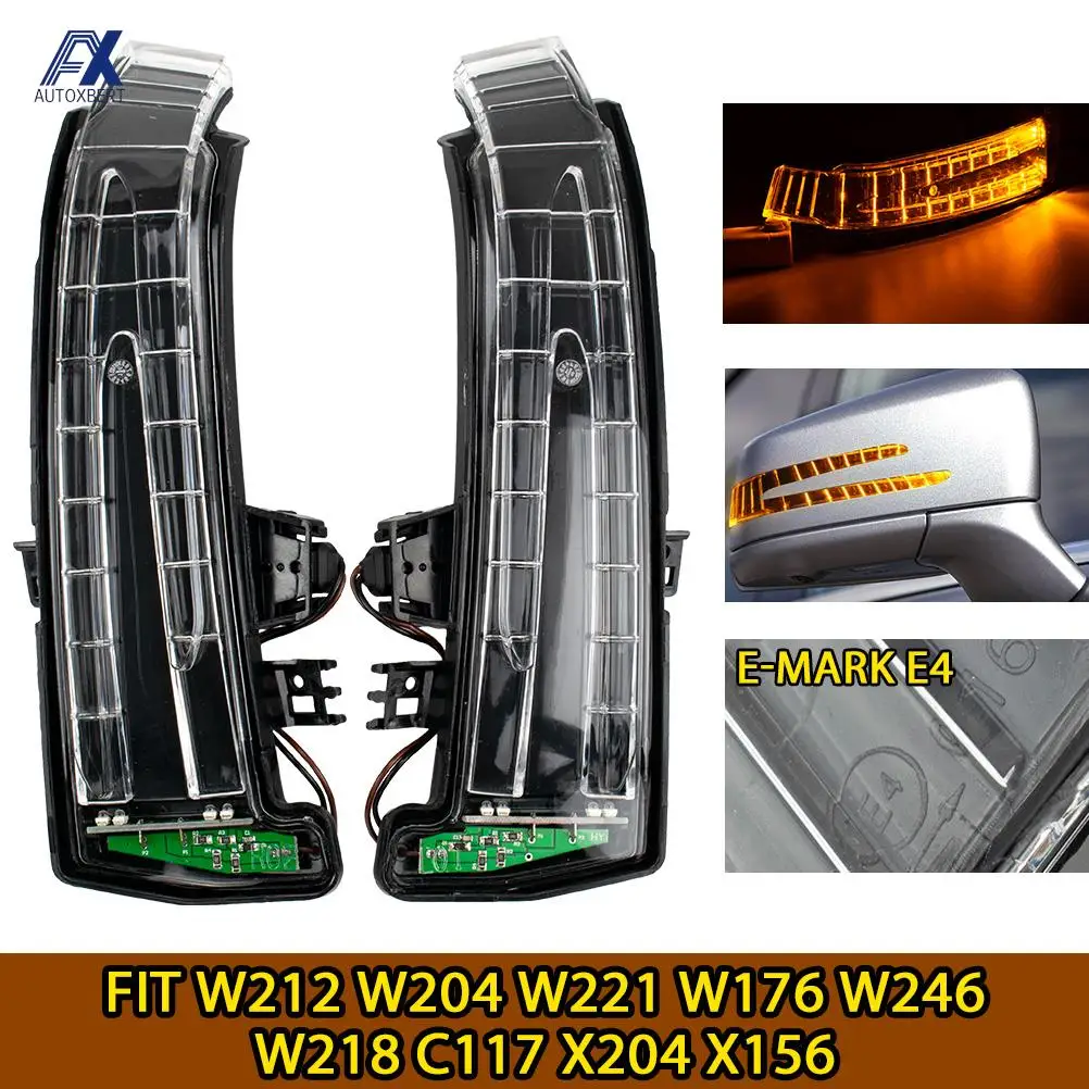 

Car Side Wing Mirror Turn Signal Light For Mercedes-Benz W221 W212 W204 W176 W246 X156 C204 C117 X117 LED Indicator Blinker Lamp