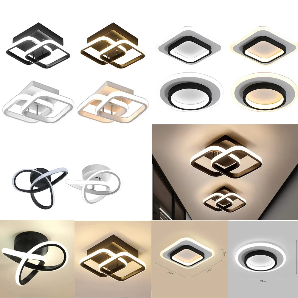 Светодиодная потолочная лампа в скандинавском стиле Современная Потолочная