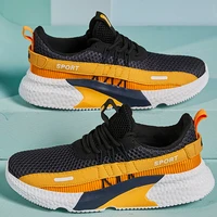 2022 new men sports shoes casual breathable running shoes for men thick sole oudoor walking non slip sneakers male free shipping