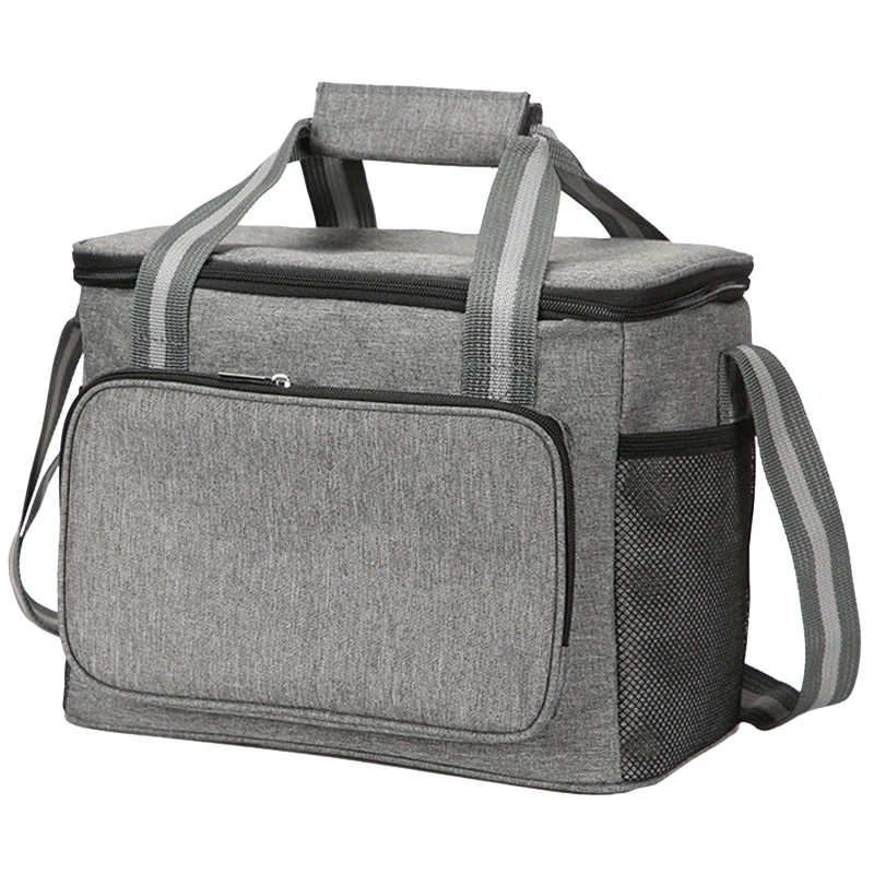 

Insulated Picnic Bag Soft Sided Beach Cooler Bag Leakproof Lightweight Portable Car Cooler Tote For Outdoor Travel