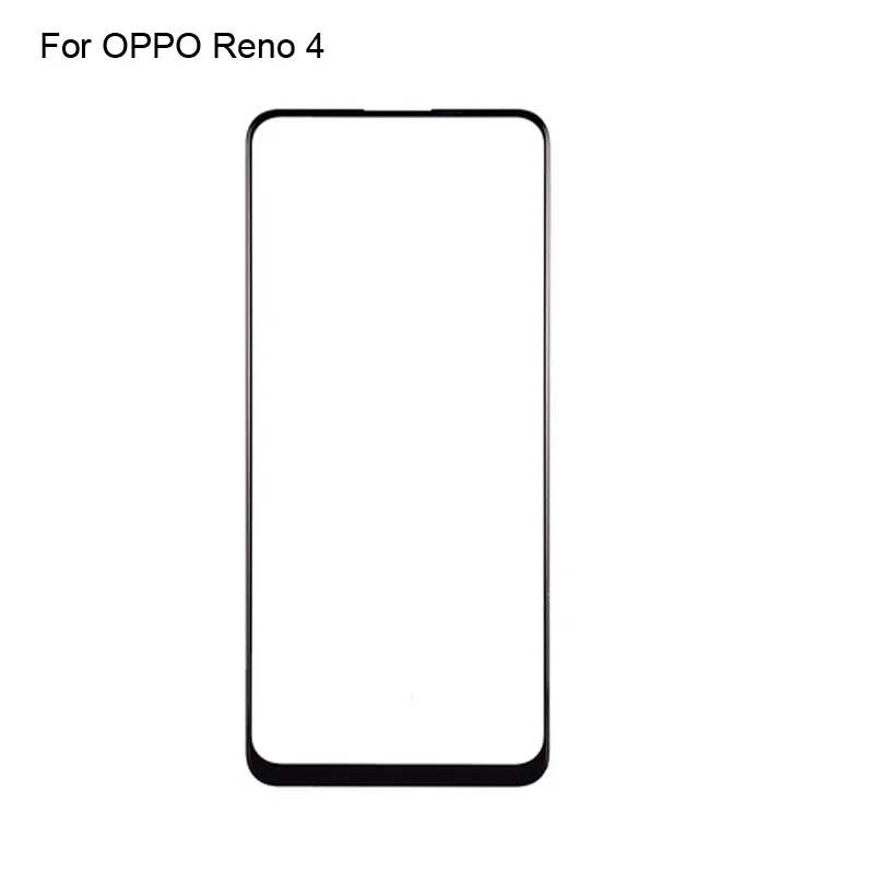 

For OPPO Reno 4 Outer Glass Lens For OPPO Reno4 PDPM00 Touchscreen Touch screen Outer Screen Glass Cover without flex