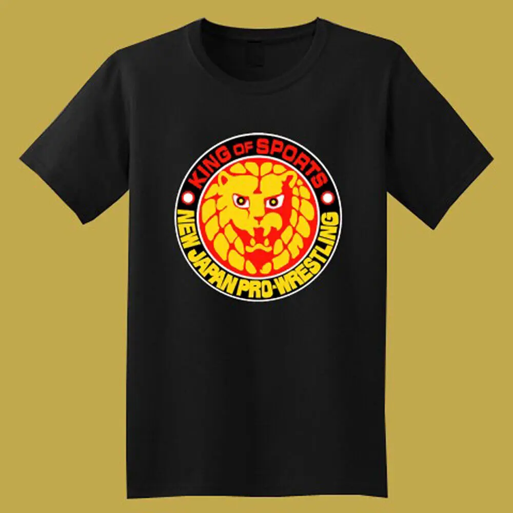 

New Japan Pro Wrestling King Of Sports Logo Men'S Black T-Shirt Size S To 5Xl