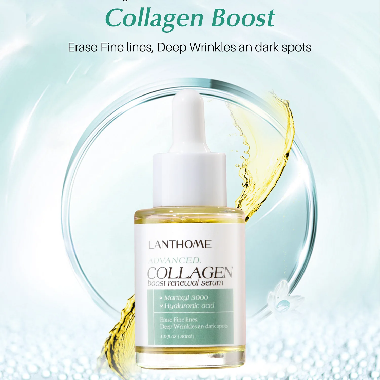 

30ml Collagen Boost Face Serum Essence Anti Wrinkle Anti Aging Whitening Moisturizing Face Skin Care Wrinkle Remove Facial Serum