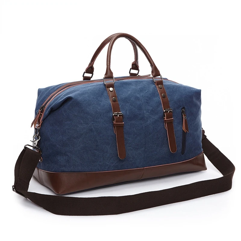 Travel Bag Outdoor Luggage Bag Large-capacity Men's and Women's Casual Canvas Bag Shoulder Messenger Handbag