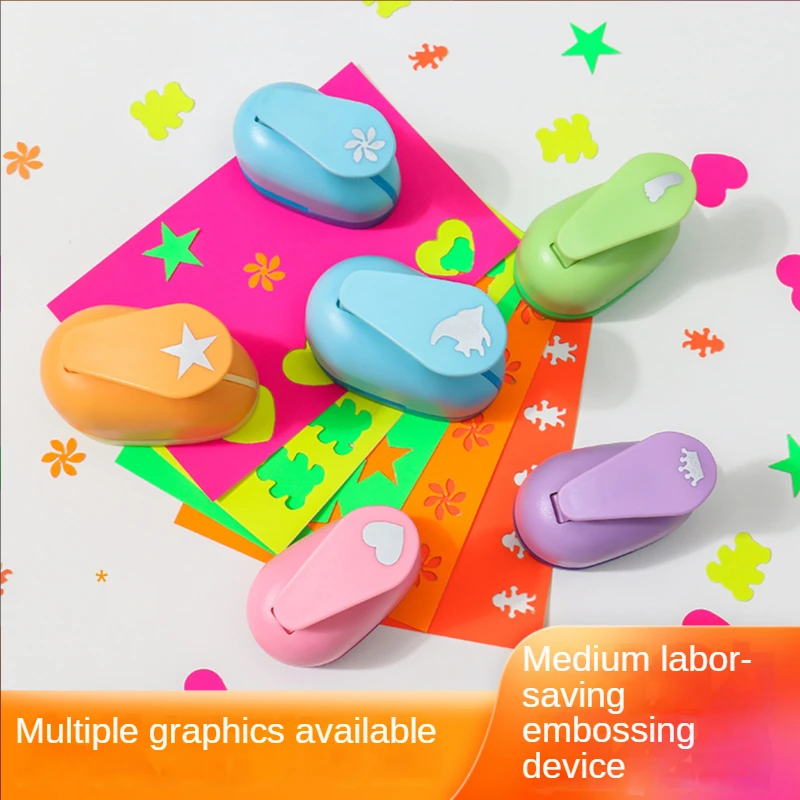 

Medium Scrapbook Punches Handmade Cutter Card Craft Calico Printing DIY Flower Penguin Paper Craft Punch Hole Puncher Shape
