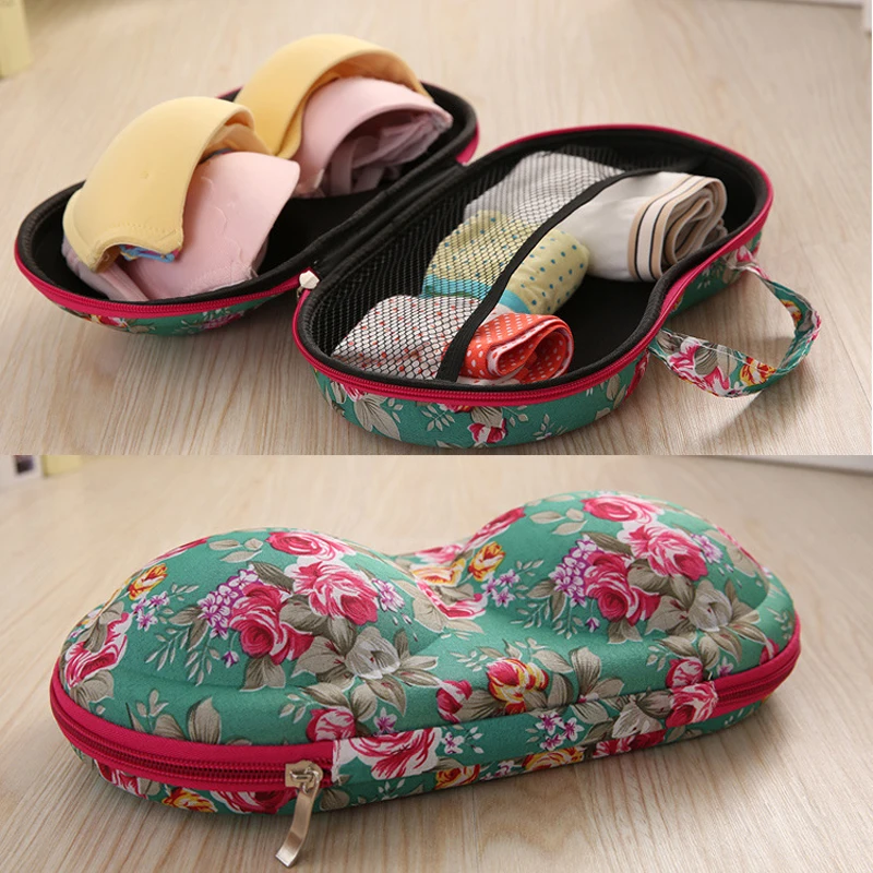 Портативный органайзер для хранения бюстгальтеров и нижнего белья в сетчатом чехле для путешествий.