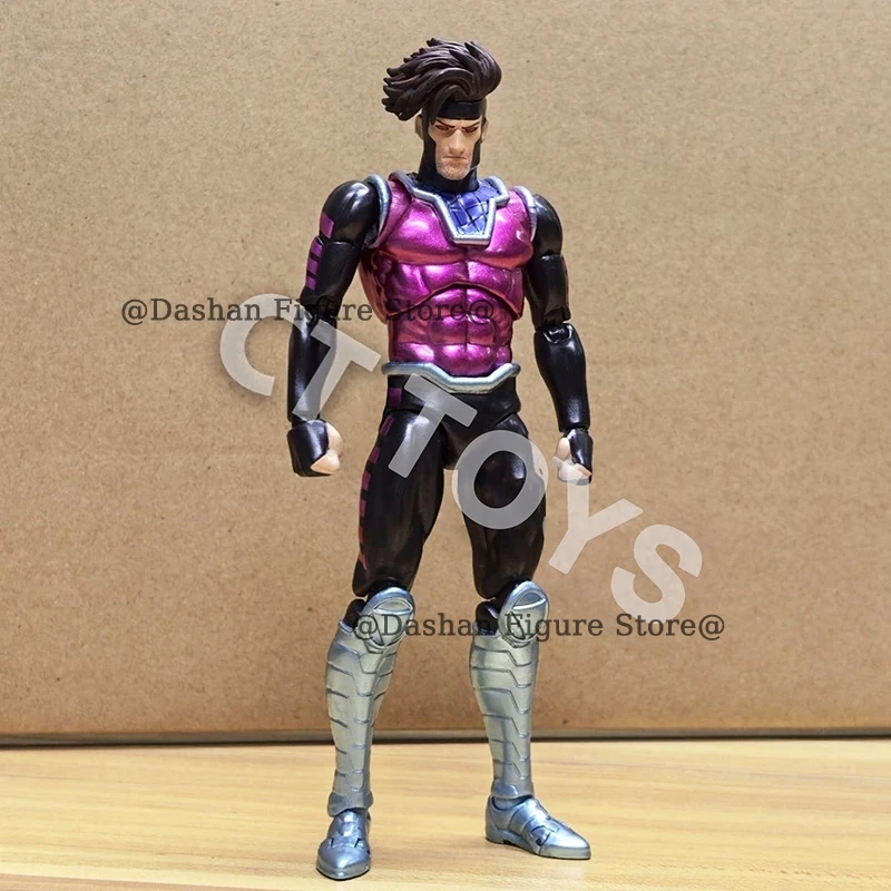 Фото Фигурка CT Toys X-Men Gambit, 17 см, подвижная коллекция ПВХ, COMIC Ver. Mafex 131 X Мужская фигурка Remy Etienne LeBeau, модель игрушки №5
